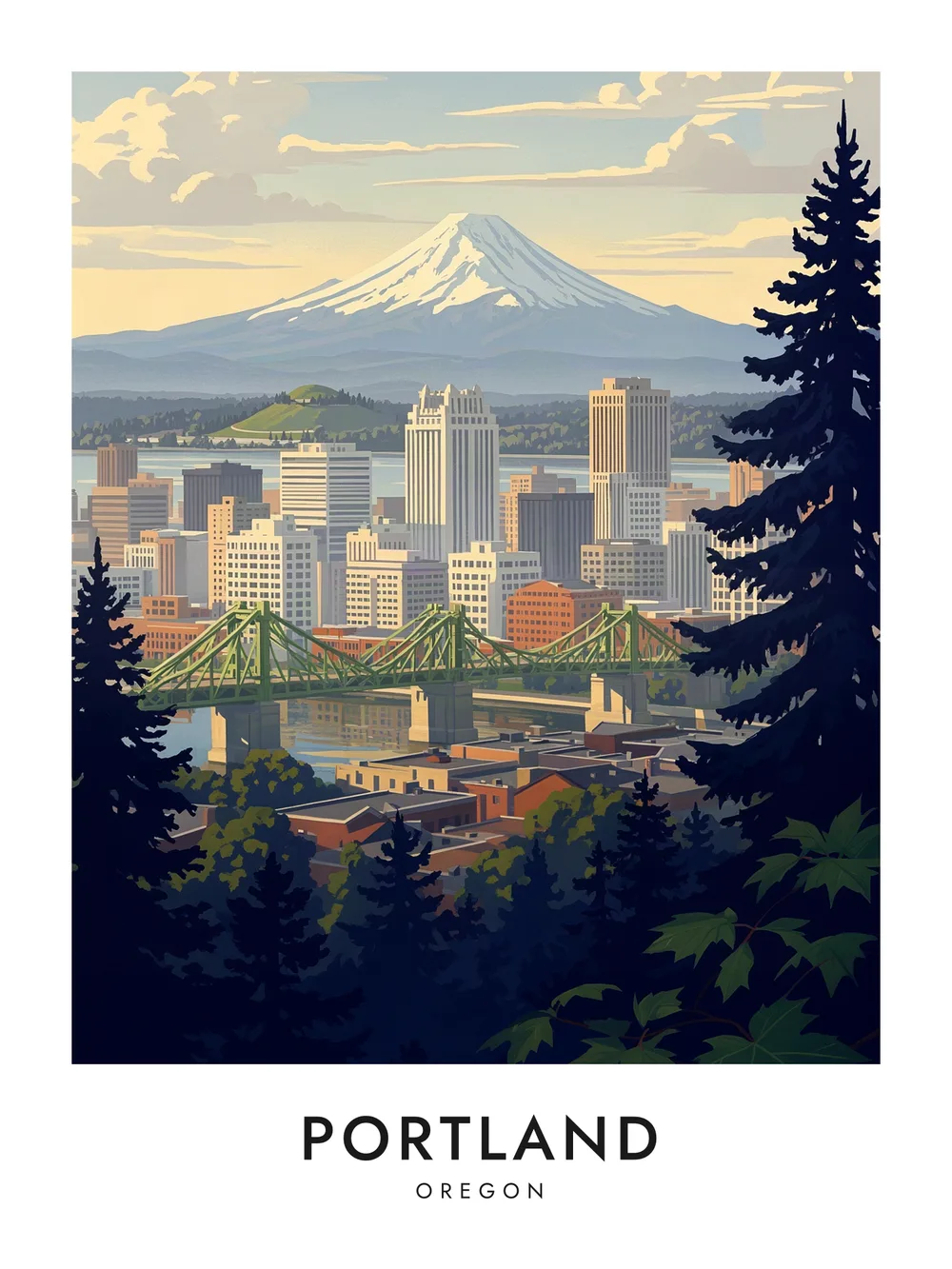 Portland poster, 18 x 24"