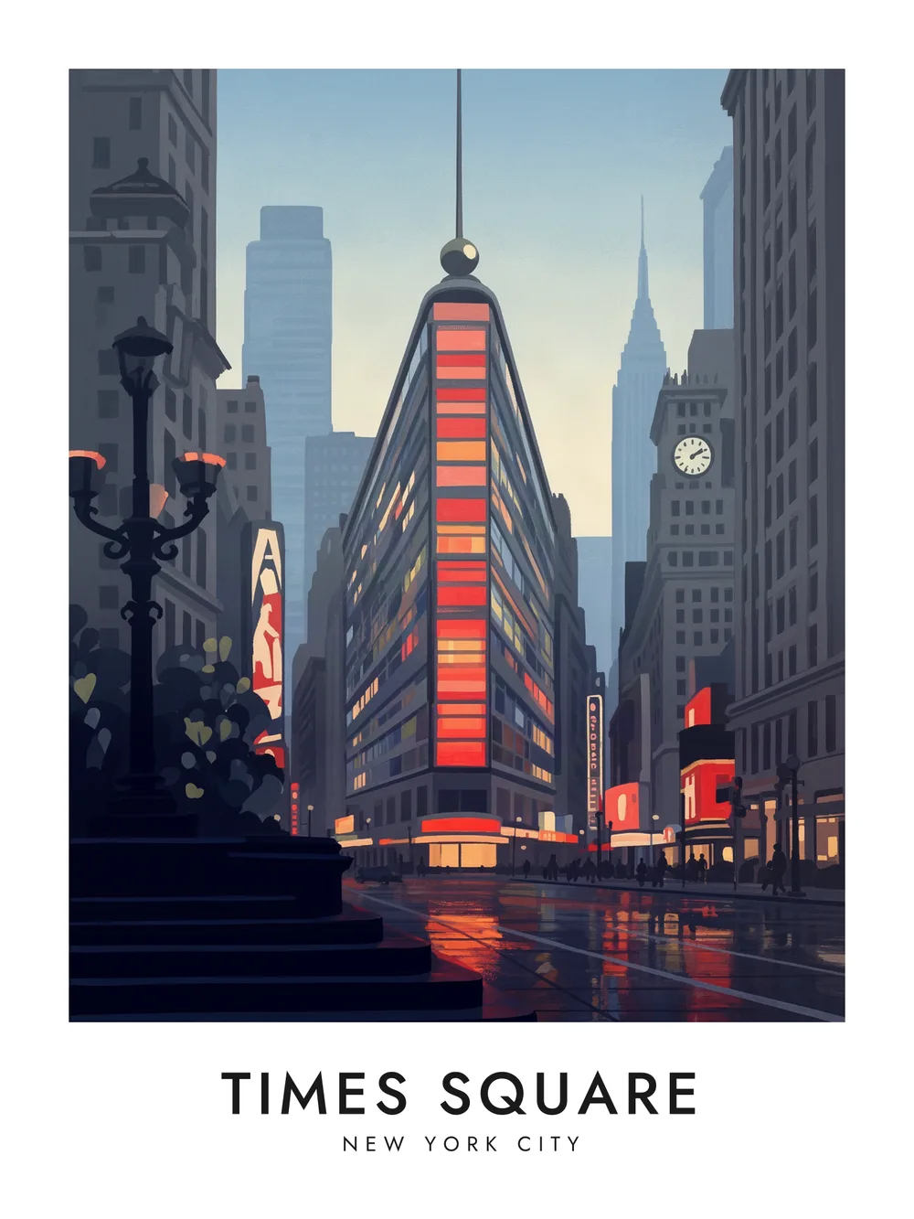 Times Square poster, 18 x 24"