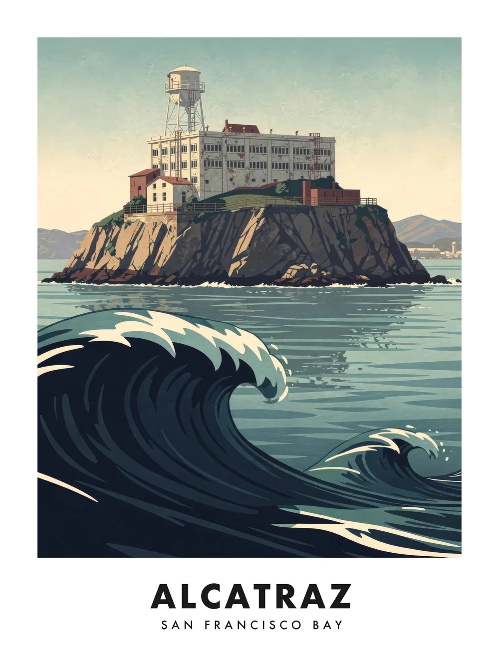 Alcatraz poster, 18 x 24"
