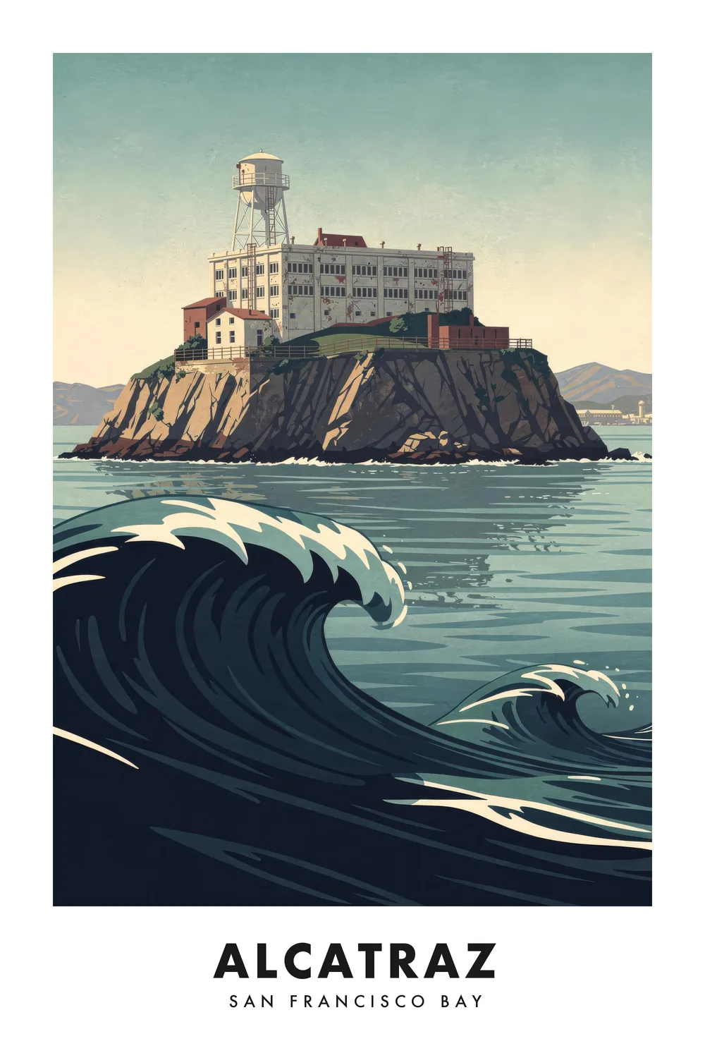 Alcatraz poster, California