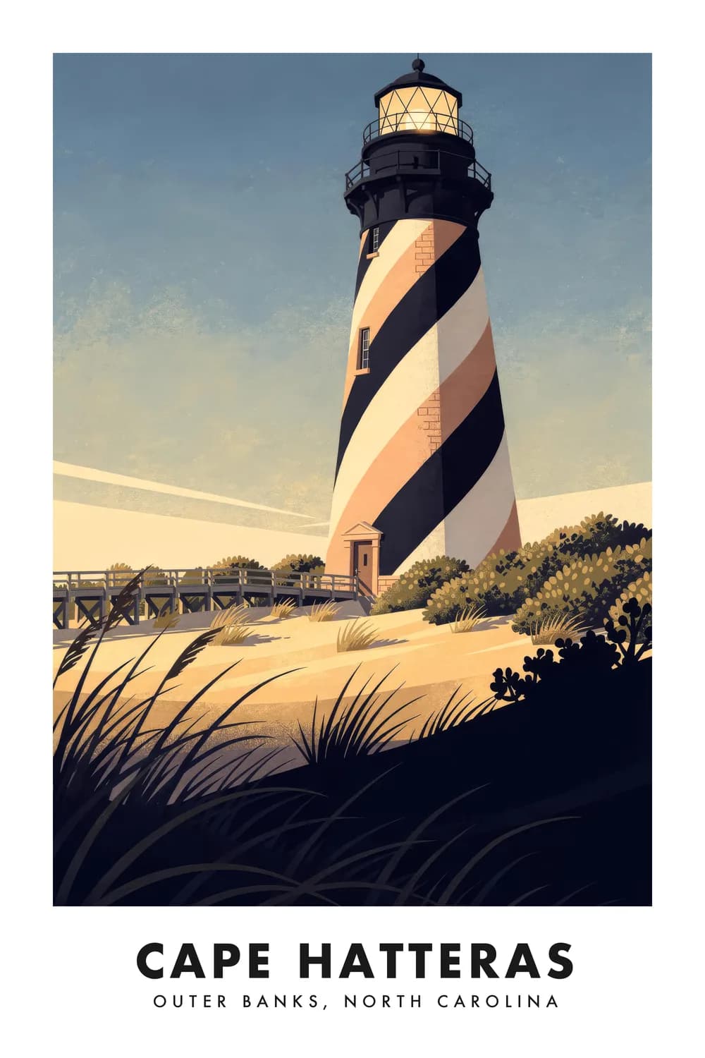 Cape Hatteras poster, North Carolina