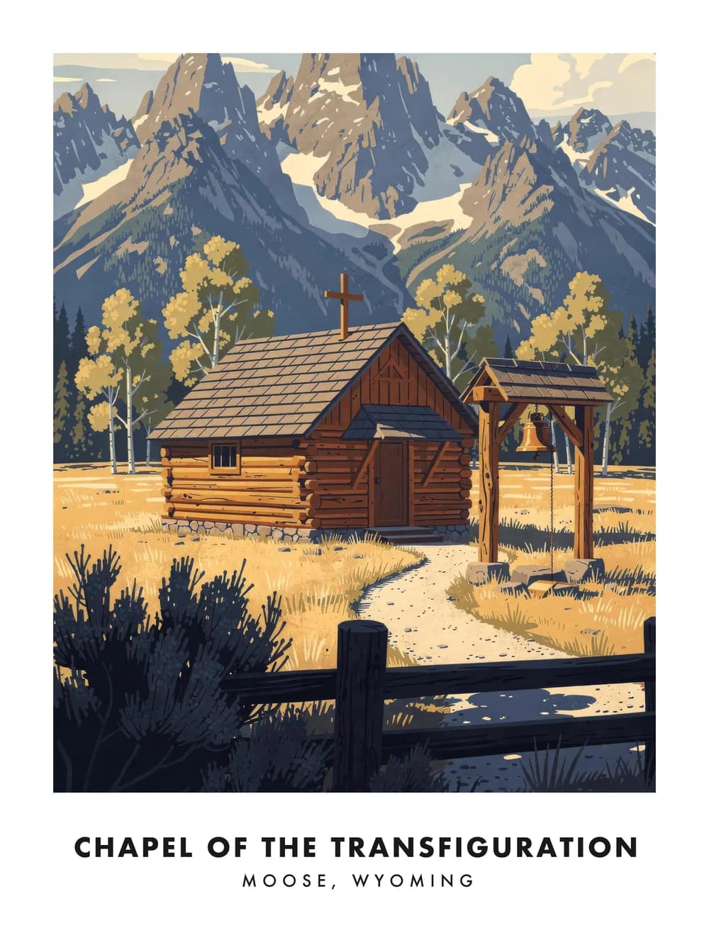 Chapel of the Transfiguration poster, 18 x 24"