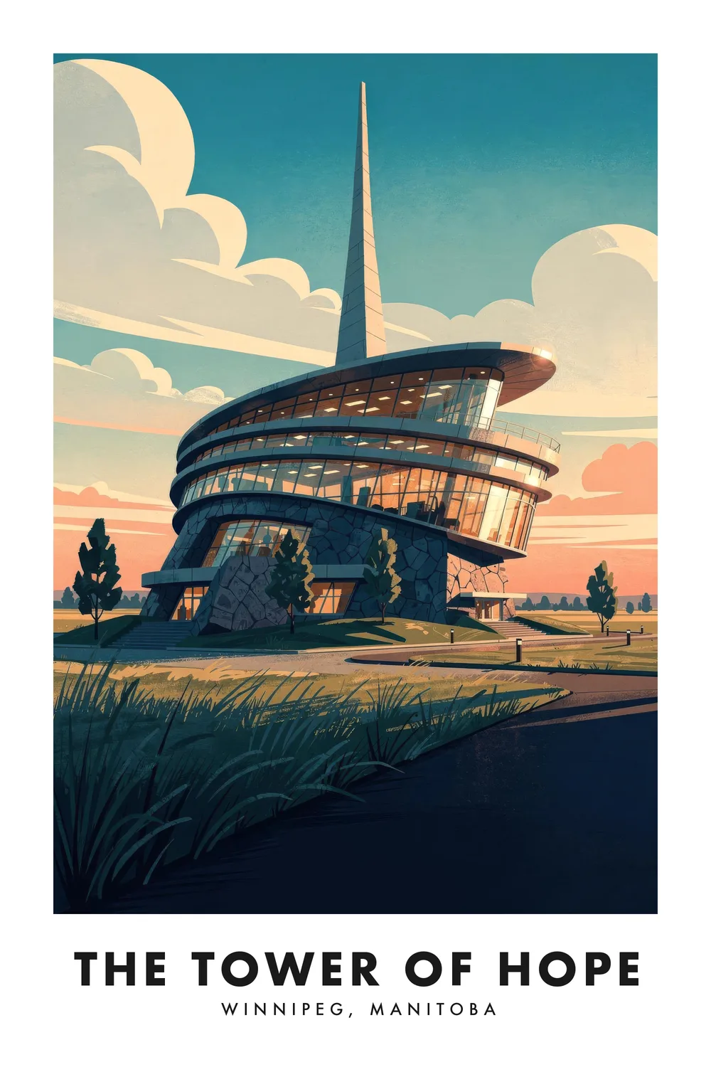 Canadian Museum for Human Rights poster, Manitoba
