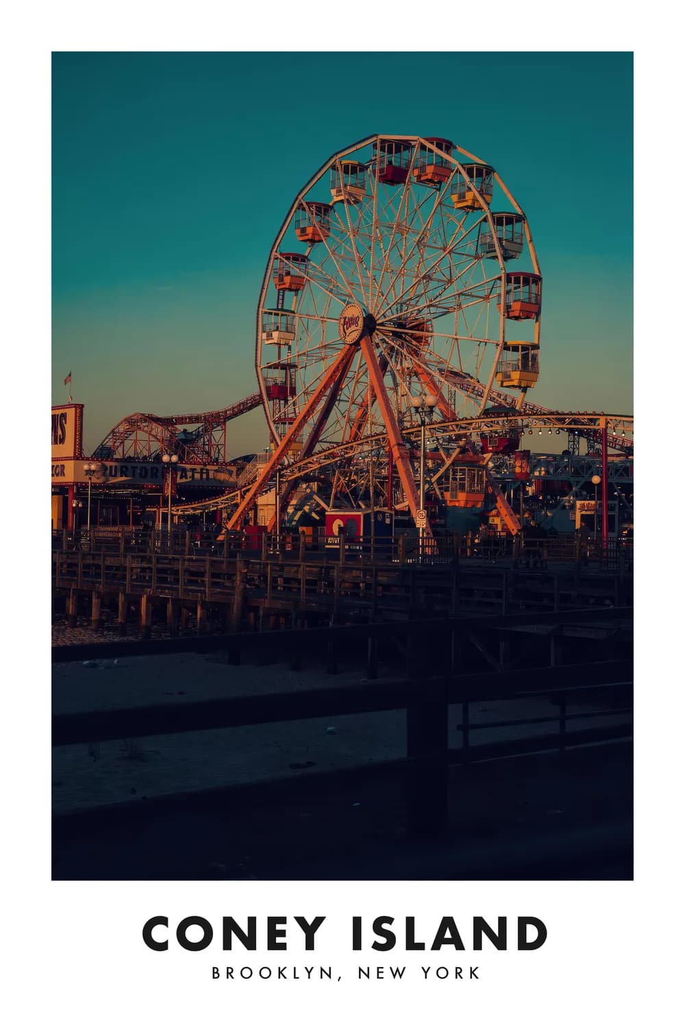 Coney Island poster, New York