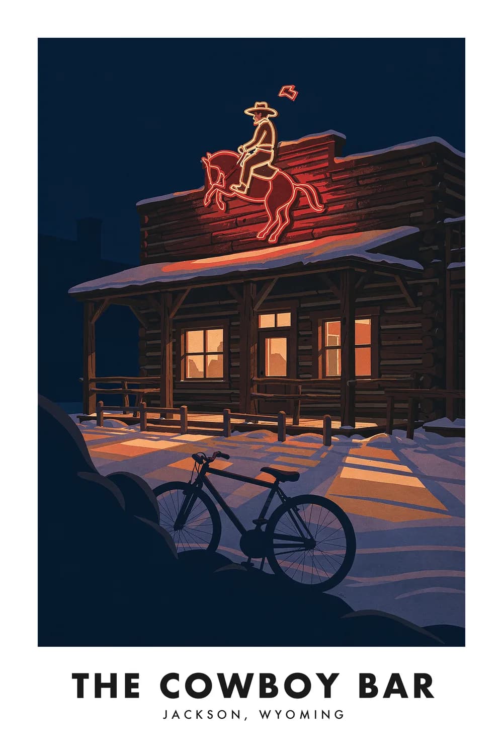 The Cowboy Bar poster, Wyoming