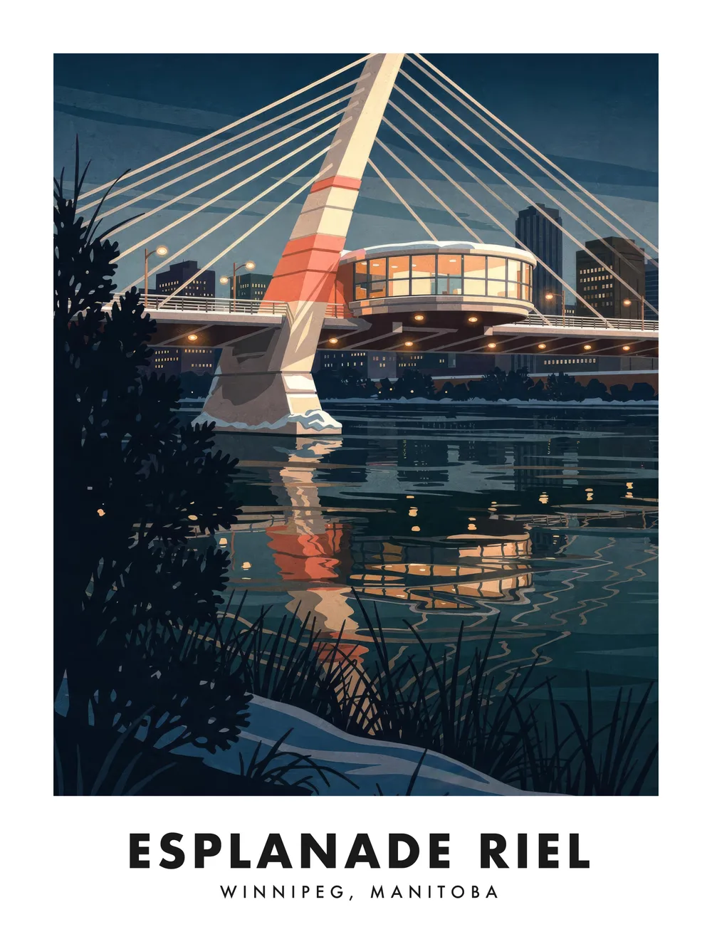 Esplanade Riel poster, 18 x 24"