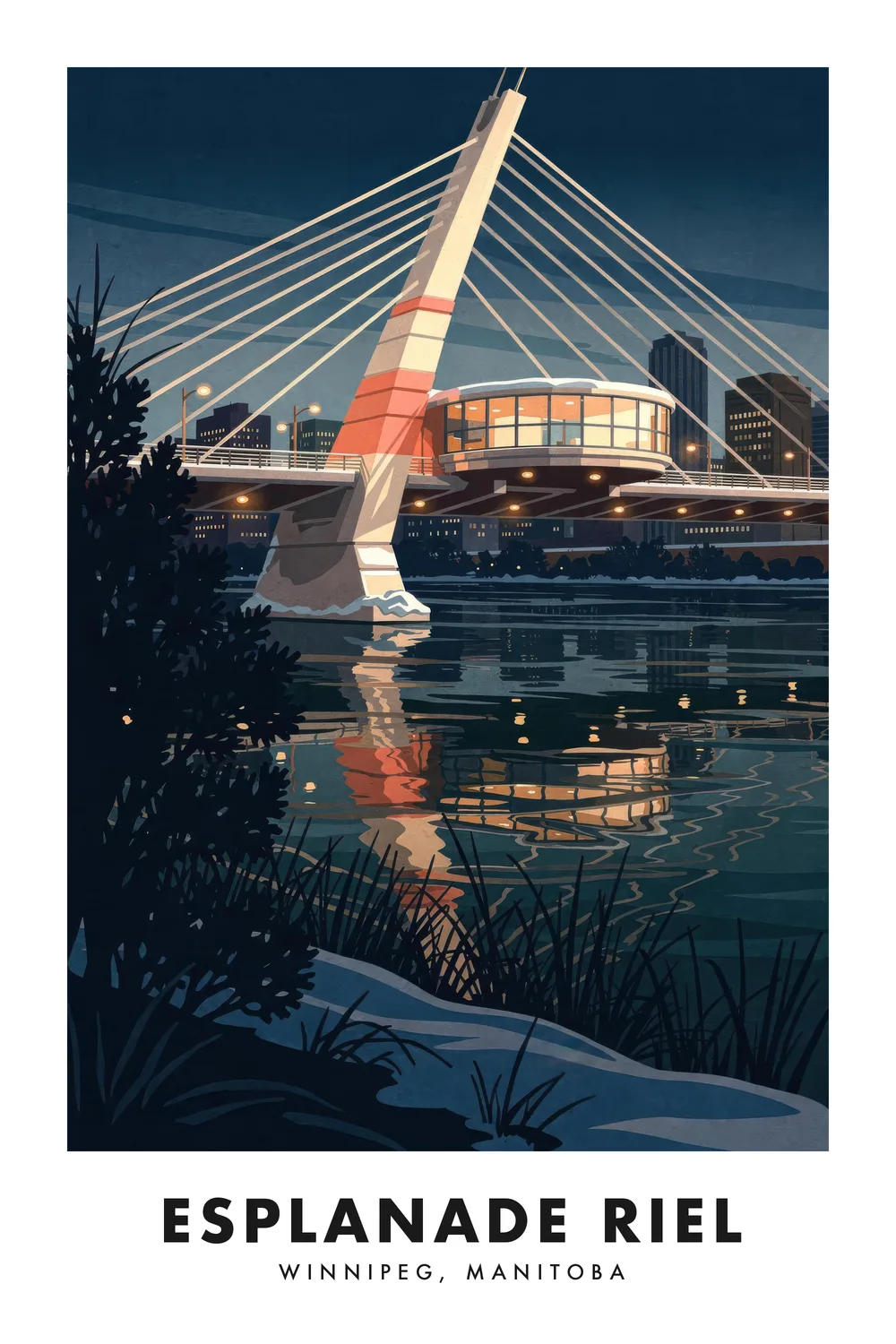 Esplanade Riel poster, Manitoba