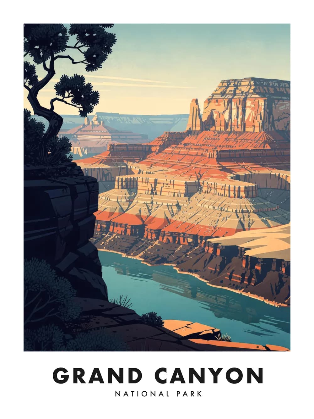 Grand Canyon poster, 18 x 24"