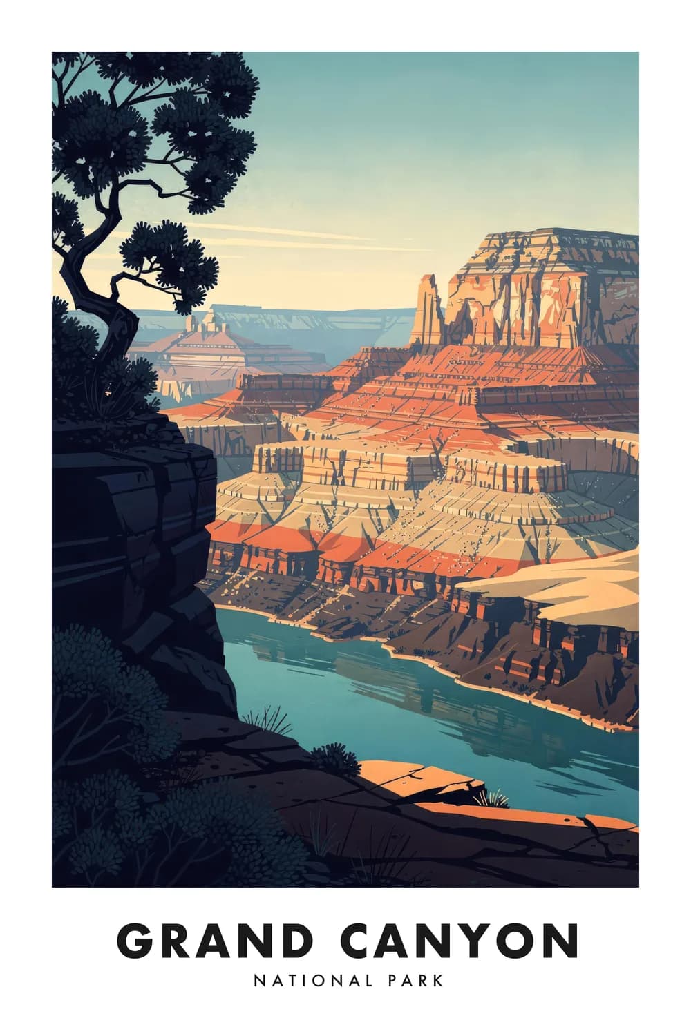 Grand Canyon poster, Arizona