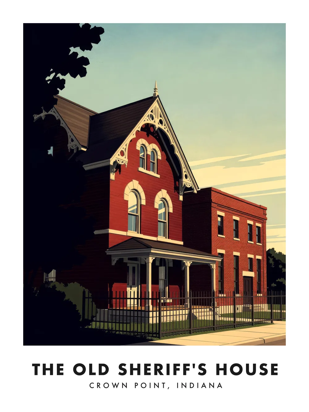 The Old Sheriff's House poster, 18 x 24"