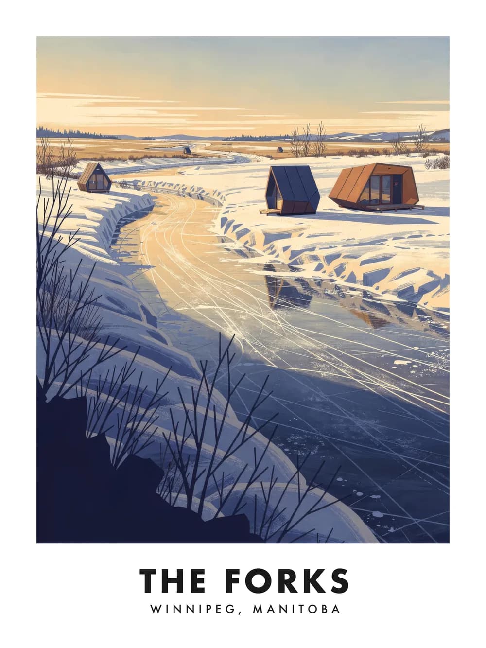 The Forks poster, 18 x 24"