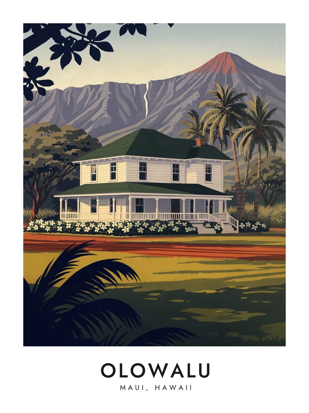 Olowalu poster, 18 x 24"