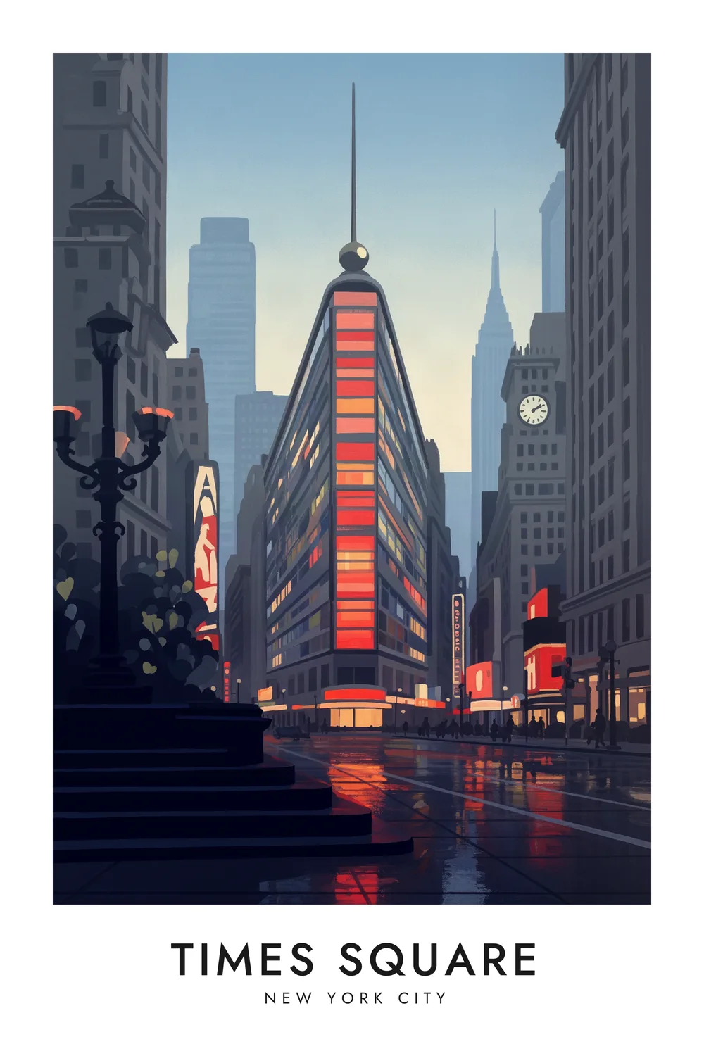 Times Square poster, New York